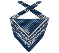 Abstract Geometric Bandana by Stetson dunkelblau One Size