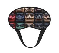 Abstrakte Muster, ultimative Augenmaske zum Schlafen, weiche und bequeme Augenmaske, entspannende Nulldruck-Nacht-Augenbinde.