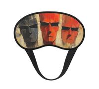 Abstrakte Silhouette, ultimative Augenmaske zum Schlafen, weiche und bequeme Augenmaske, entspannende Nulldruck-Nacht-Augenbinde.