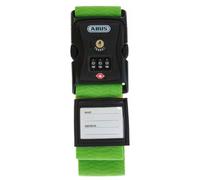 ABUS Kofferband 620TSA/192 mit TSA-Zylinder Farbe: Schloss Schwarz / Kofferband Grün