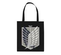 ABYstyle - ATTACK ON TITAN Tote Bag Emblem Scout, Schwarz