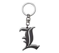Death Note - L Symbol - Schlüsselanhänger Grau Onesize