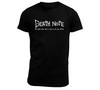 ABYSTYLE - Death Note T-Shirt Death Note, Schwarz, Schwarz , XS
