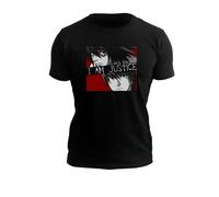 ABYSTYLE - Death Note - T-Shirt - I am Justice - Herren - Schwarz (L), Schwarz, L