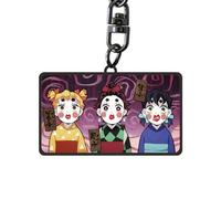 ABYstyle Schlüsselanhänger DEMON SLAYER – Sumiko, Zenko & Inoko, mehrfarbig, H. 3,2 × L. 5 cm