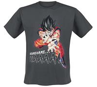 ABYSTYLE DRDRAGON Ball - T-Shirt DBZ Kamehameha, dunkelgrau, XL