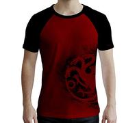 ABYstyle - Game of Thrones - T-Shirt - Targaryen - Herren - Rot und Schwarz