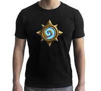 ABYstyle Hearthstone T-Shirt mit Logo Schwarz für Herren, L