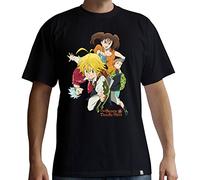 ABYstyle Herren T-Shirt The Seven Deadly Sins, Gr. XL, Schwarz
