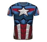 ABYstyle Marvel Captain Amercia Replica T-Shirt hellblau und rot, für Herren