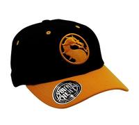 ABYSTYLE - Mortal Kombat Cap schwarz Logo, schwarz und orange, Taille unique-M