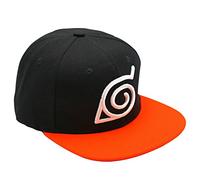ABYstyle - Naruto Shippuden Konoha-Hut, Farbe Schwarz/Orange, Einheitsgröße, ABYCAP018