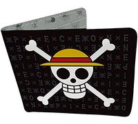ABYstyle ABYABYBAG192 One Piece Skull Luffy Geldbörse Brieftasche schwarz 9,5x11cm