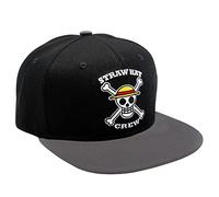 One Piece - Snapback Cap - Black & Grey - Skull