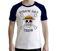 ABYstyle - One Piece - T-Shirt - Totenkopf - Herren - weiß & blau (XL)