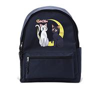 ABYSTYLE - Sailor Moon Backpack, Lina & Artemis, schwarz, 42 x 31 x 14 cm, 18 Liter, 1 Fach, Polyester