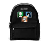 ABYSTYLE - The Promised Neverland Rucksack für Waisenkinder, Schwarz , 42 x 31 x 14 cm