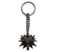 ABYSTYLE -THE WITCHER 3D Schlüsselanhänger Wolf Schule Emblem, mehrfarbig, 3,8 cm de hauteur