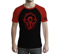 ABYSTYLE - World of Warcraft T-Shirt Horde, Schwarz/Rot, S
