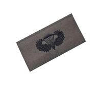 Abzeichen Fallschirmjäger US-Paratrooper OLIV mit SCHWARZEM STICK Textil Aufnäher USA Springerabzeichen U.S. ARMY