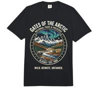 Abzeichen Gates of the Arctic National Park Alaska Bear Aurora Comfort Colors Adult Heavyweight T-Shirt