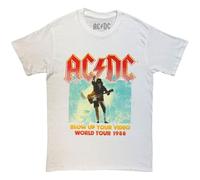 AC/DC T-Shirt Blow Up Your Video, Bandlogo, offiziell, Unisex, Weiß XXL