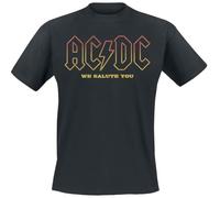 AC/DC About to Rock Salute Männer T-Shirt schwarz XXL 100% Baumwolle Band-Merch, Bands