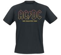 AC/DC About to Rock Salute Männer T-Shirt schwarz XXL 100% Baumwolle Band-Merch, Bands