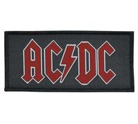 AC/DC - AC/DC Red Logo Unisex Patch Standard 100% Polyester Undefiniert Band-Merch, Bands