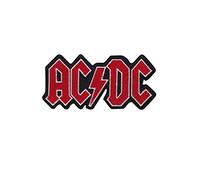 Ac Dc Acdc Red Silver Black Aufnäher Besticktes Patch zum Aufbügeln Applique