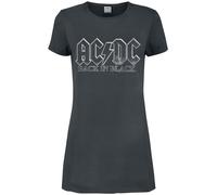 AC/DC Amplified Collection - Back In Black Kurzes Kleid charcoal in S