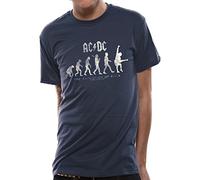 AC/DC Angus Young Evolution of Rock offiziell Männer T-Shirt Herren (XX-Large)