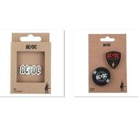 AC/DC Anstecker Button Logo / Back in Black / Rockware