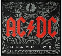 AC/DC Aufnäher BLACK ICE Patch gewebt 10 x 10 cm