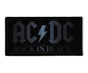 AC/DC - Back In Black Logo - Aufnäher / Patch