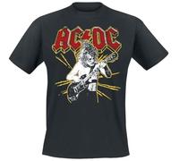 AC/DC Back in Black Männer T-Shirt schwarz M 100% Baumwolle Band-Merch, Bands, Nachhaltigkeit