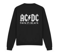 AC/DC - "Back In Black" Sweatshirt für Herren/Damen Unisex (Schwarz) XL