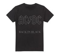 AC/DC - "Back In Black" T-Shirt für Herren (Schwarz) L