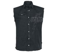 AC/DC Back In Black Torn Kurzarmhemd schwarz in L