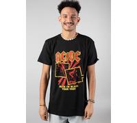 AC/DC - Back in Black Tour 1980 - T-Shirt - Schwarz - M - 100% Baumwolle Schwarz M