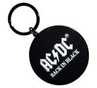 AC/DC Back In Schwarz Schlüsselring Keychain One Size