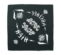 AC/DC Bandana High Voltage Band Logo Nue offiziell Schwarz One Size