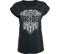 AC/DC Black Ice Frauen T-Shirt schwarz 100% Baumwolle Band-Merch, Bands