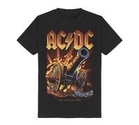 AC/DC Burning Salute T-Shirt (DE/NL/SE/PL, Alphanumerisch, XL, Regular, Regular, Black)