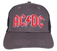 AC/DC - Cap Red Logo - dunkelgrau-schwarz Einheitsgröße