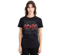 AC/DC Damen ACDC Black Ice Ladies T-Shirt, Schwarz, M
