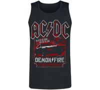 AC/DC Demon Fire Hell Tank-Top schwarz in L