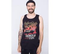 AC/DC - Demon Fire - Tank - Schwarz - S - 100% Baumwolle Schwarz S