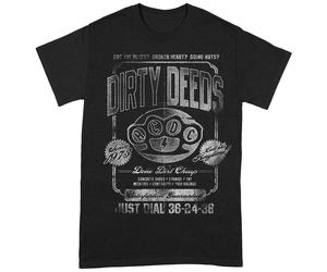 AC/DC - "Dirty Deeds Done Cheap Just Dial" T-Shirt für Herren/Damen Unisex (Schwarz/Grau) 2XL