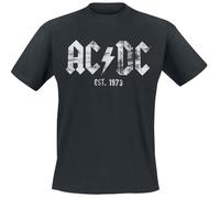 AC/DC Est, 1973 T-Shirt schwarz in XXL